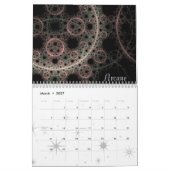 レベッカPoole著フラクタルの芸術 カレンダー (3月 2027)