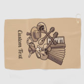 レベティコアイコンズゴルフタオル ゴルフタオル (横)