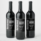 レベニューエージェントの役職タイトルのギフト ワインラベル (ボトル)