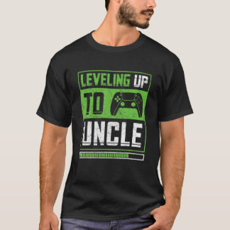 レベリングアップおじさんヴィンテージゲーマー妊娠Annou Tシャツ