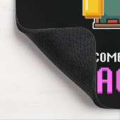 レベリング先生Ckを学校ゲーマーおもしろいガールズに マウスパッド (コーナー)