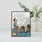 レベルを上げよう 面白いポストカード ポストカード (スタンド正面)