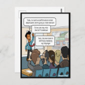 レベルを上げよう 面白いポストカード ポストカード (正面/裏面)