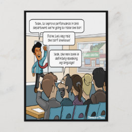 レベルを上げよう 面白いポストカード ポストカード