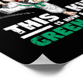 レベルアップこの子は今グリーンベルト空手 ポスター (角)