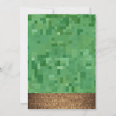 レベルアップアーケードゲーム誕生日パーティーの招待 招待状 (裏面)