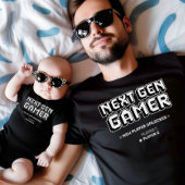レベルアップゲーマーパパ子Next Genプレーヤーマッチング トドラーTシャツ