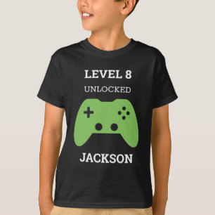 レベルアップゲーマービデオゲームコントローラ誕生日子供 Tシャツ