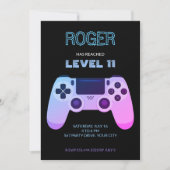 レベルアップゲーム制御装置 招待状 (正面)