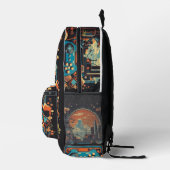 レベルアップバックパック | ゲーミング&スクールスポーツバッグ プリントバックパック