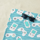 レベルアップパーソナライズされた ビーチタオル (インサイチュ)