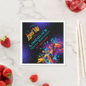 レベルアップビデオゲームコントローラ誕生日 スタンダードカクテルナプキン (インサイチュ)