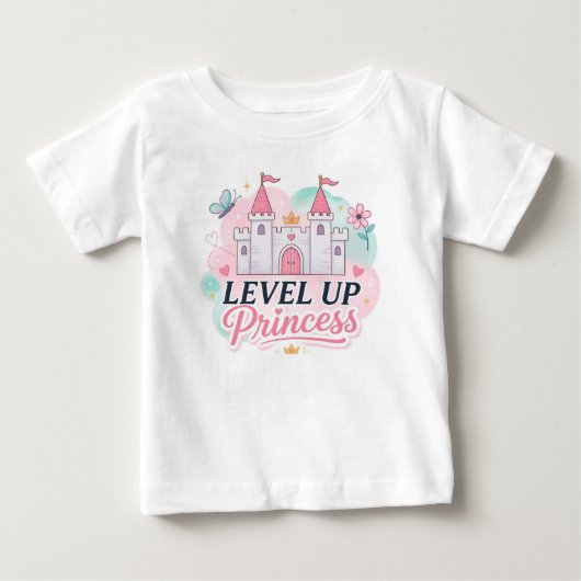 レベルアッププリンセス ベビーTシャツ (正面)