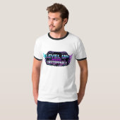 🎮 レベルアップモード：止まらない 🔥 究極のゲーマー Tシャツ (正面フル)
