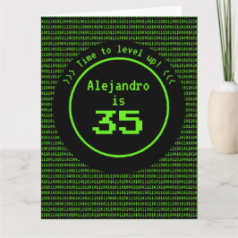 レベルアップレトロゲーム&マシンコードAny Age Man's カード