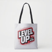 レベルアップ保移動 トートバッグ (正面)