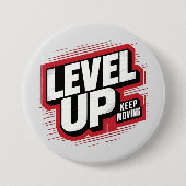 レベルアップ保移動 缶バッジ (正面)