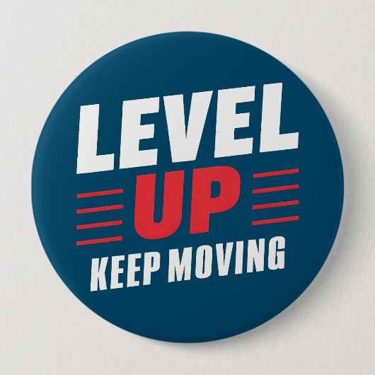 レベルアップ保移動 缶バッジ (正面)