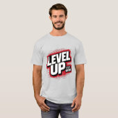 レベルアップ保移動 Tシャツ (正面フル)