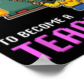 レベルアップ先生のおもしろゲーマー女子の学校 ポスター (角)