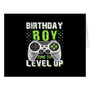 レベルアップ誕生日ボーイビデオゲーム