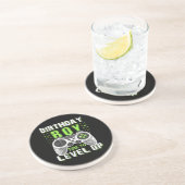 レベルアップ誕生日ボーイビデオゲーム コースター (側面)