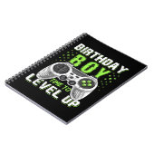 レベルアップ誕生日ボーイビデオゲーム ノートブック (左側)