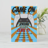 レベルアップ!ゲーマーの誕生日パーティーへようこそ 招待状 (スタンド正面)