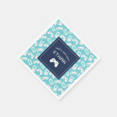 レベルアップ |ゲーマーテーマパーソナライズされた誕生日 スタンダードカクテルナプキン (角)