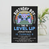 レベルアップ ゲーム 誕生日パーティー ご招待 招待状 (スタンド正面)