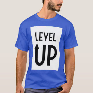 レベルアップ テキストプリントTシャツ Tシャツ