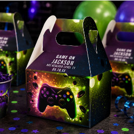 レベルアップ!ネオン ゲーム 誕生日パーティー フェイバーボックス