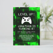 レベルアップ ビデオゲーム ゲーントラック バースデーパーティー 招待状 (スタンド正面)