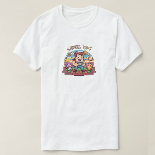 レベルアップ! Tシャツ (デザイン正面)