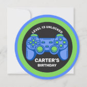 レベルアンロック誕生日ゲーマーパーソナライズされた (正面)