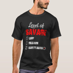 レベルオブサベージ射手座占星術ハッピーアザ Tシャツ