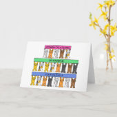 レベル合格おめでとう カード (黄色い花)