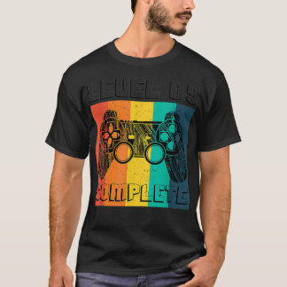 レベル完了ゲームコントローラ9誕生日ギフトG Tシャツ