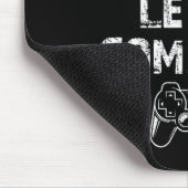 レベル完了ヴィンテージおもしろいビデオゲーマーの卒業 マウスパッド (コーナー)