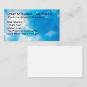 レベル数々のマーケティングテーマ名刺 名刺 (正面/裏面)