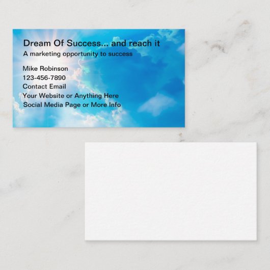 レベル数々のマーケティングテーマ名刺 名刺 (正面/裏面)