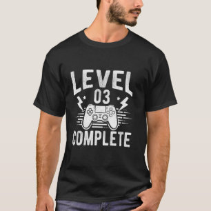 レベル03の完全3周年記念 Tシャツ