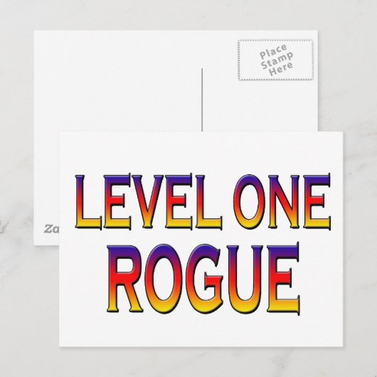 レベル1の不正 ポストカード (正面/裏面)