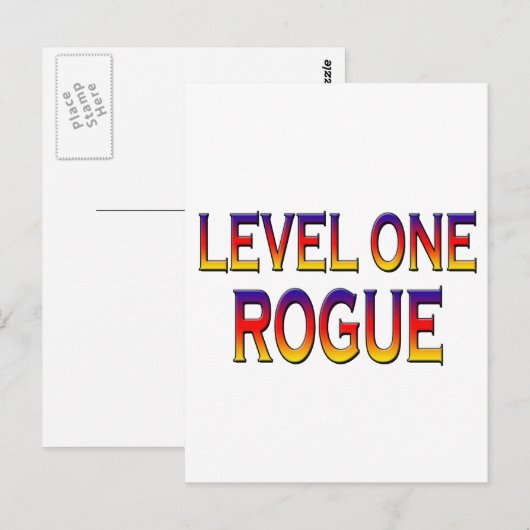 レベル1の不正 ポストカード (正面/裏面)