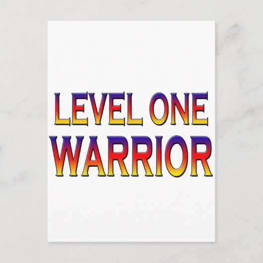 レベル1の戦士 ポストカード (正面)
