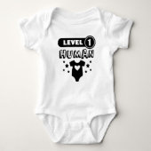 レベル1人間のベビーボディスーツ ベビーボディスーツ (正面)