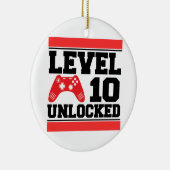 レベル10のロック解除 セラミックオーナメント (右)