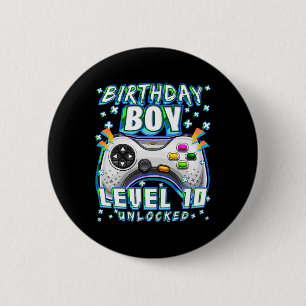 レベル10アンロック ゲーム10周年 誕生日 ギャーマーB 缶バッジ