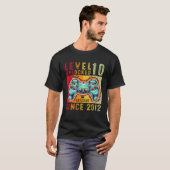 レベル10ロック解除素晴らし2012ビデオゲーム10th Bir Tシャツ (正面フル)