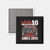 レベル10ロック解除素晴らし2013ビデオゲーム10th Bir マグネット (正面/裏面)